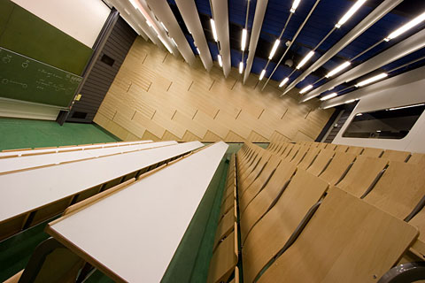 Vorlesungssaal an der Fachhochschule für Technik, Mannheim